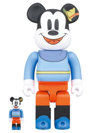 Bearbrick x Disney Mickey Mouse (Brave Little Tailor) 100% & 400% Set