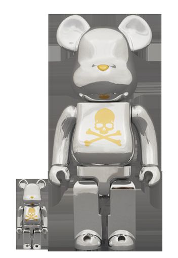 Bearbrick x mastermind Japan Chrome 400% Chrome