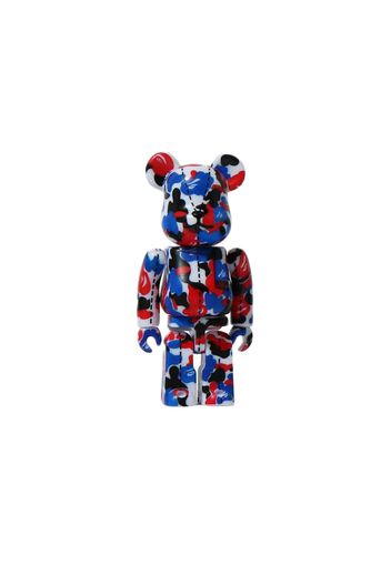 Bearbrick x A Bathing Ape 28th Anniversary Camo #2 100% Red/Blue/Black