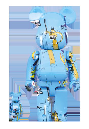 Bearbrick Jean-Michel Basquiat #4 100% & 400% Set Blue