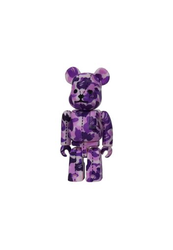 Bearbrick x A Bathing Ape 28th Anniversary Camo #4 100% Purple