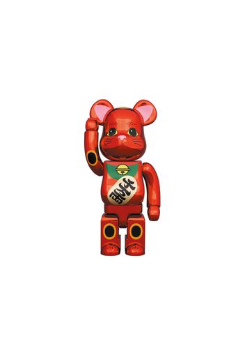 Bearbrick Maneki Neko Plum Gold Plated 400%