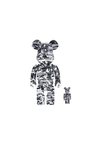 Bearbrick Kosuke Kawamura 100% & 400% Set White/Black