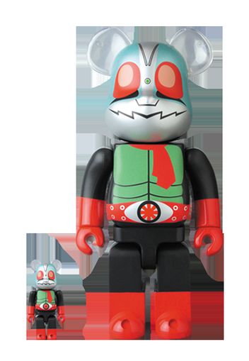 Bearbrick Kamen Rider New Number 2 100% & 400% Set Red