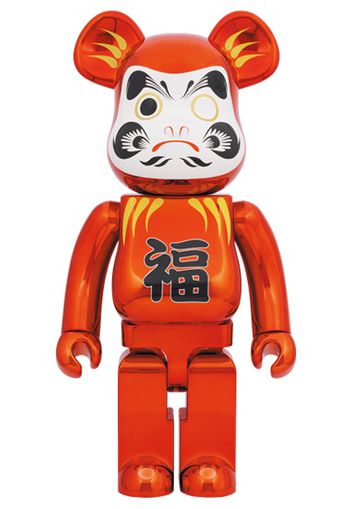 Bearbrick x Medicom Toy Daruma Red Plating 1000%