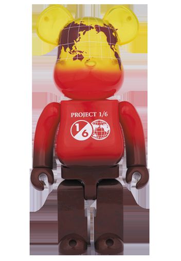 Bearbrick Earth Volcano 400% Red