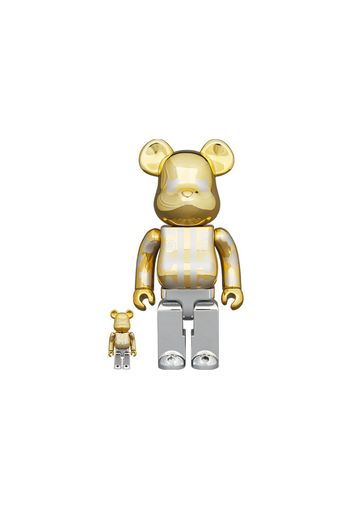 Bearbrick Happy Tokyo Gold Plated 100% & 400% Set