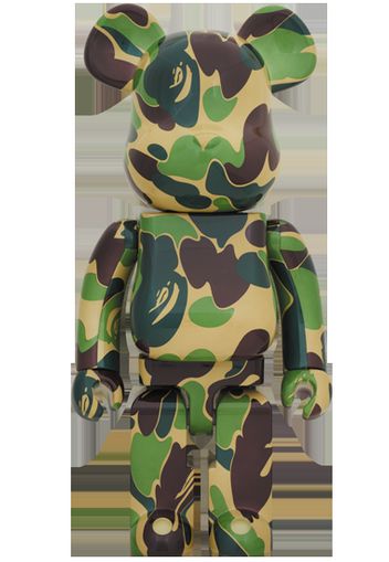 Bearbrick x A Bathing Ape ABC Camo 1000% Green