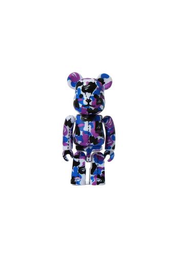 Bearbrick x A Bathing Ape 28th Anniversary Camo #2 100% Purple/Blue/Black