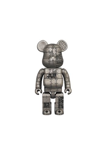 Bearbrick Royal Selangor Steampunk Iron Bright 400% Silver