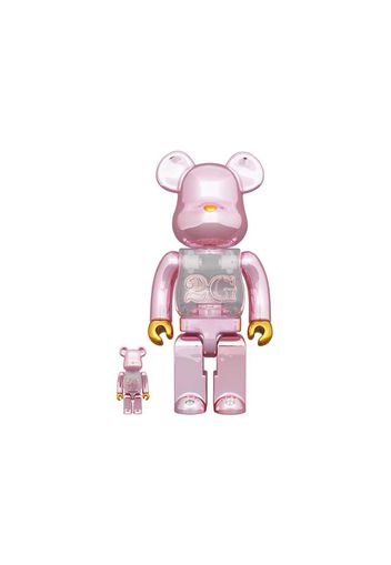 Bearbrick 2G Exclusive 100% & 400% Set Pink Gold Chrome Ver.