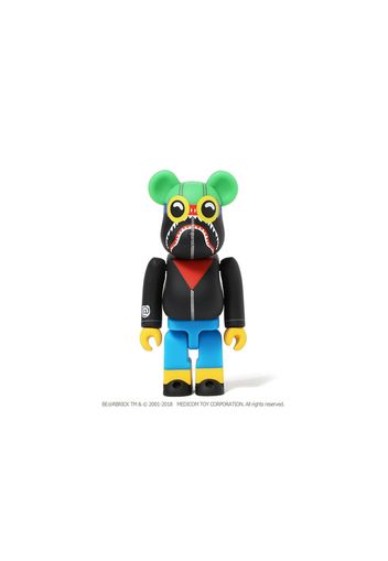 Bearbrick x Hebru Brantley Flyboy Shark 100% Bearbrick Black