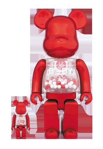 Bearbrick My First Baby SJ50 100% & 400% Set Red