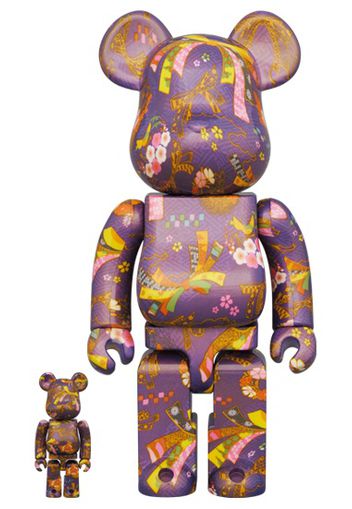 Bearbrick Chiyogami 2 100% & 400% Set