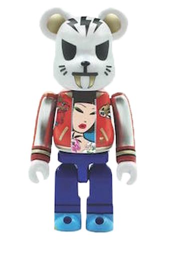 Bearbrick ActionCity x Tokidoki Electric Tiger 100% Multi