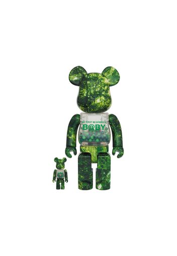 Bearbrick My First Baby 100% & 400% Set Forest Green