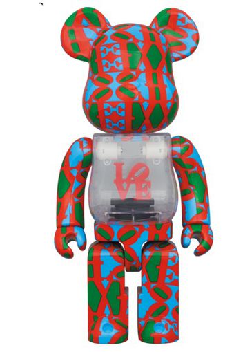 Bearbrick Robert Indiana "LOVE" 100% & 400% Set