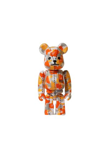 Bearbrick x A Bathing Ape 28th Anniversary Camo #3 100% Orange/Grey