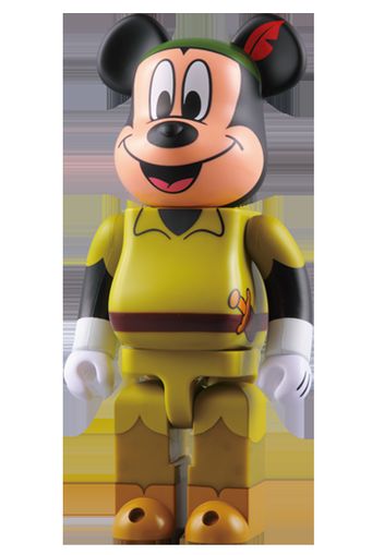 Bearbrick x Mickey Mouse Peter Pan 400% Green