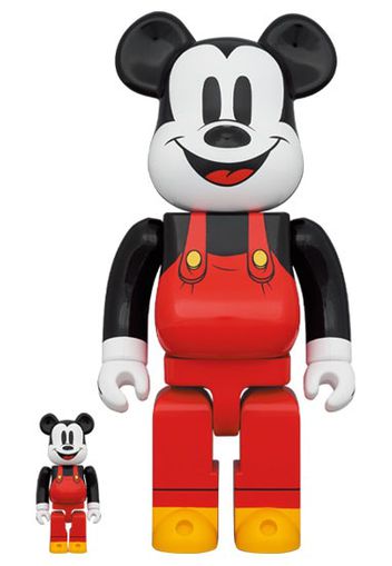 Bearbrick x Disney Mickey Mouse Boat Builders 100% & 400% Set