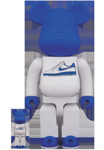 Bearbrick x Nike Lunar Force 1 400% White/ Blue