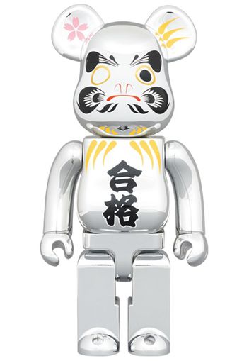 Bearbrick Bodhidharma Passed 400% Silver Plated