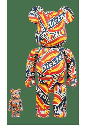 Bearbrick Dickies 95th Anniversary 100% & 400% Set Red