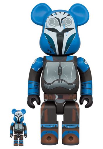 Bearbrick x Star Wars Bo-Katan Kryze (The Mandalorian Ver.) 100% & 400% Set