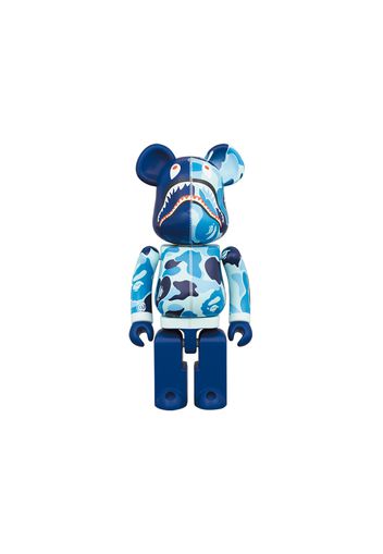 Bearbrick x BAPE ABC Camo Shark Chogokin 200% Blue