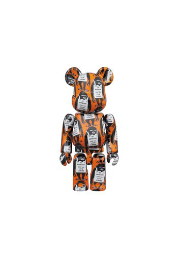 Bearbrick Monkey Sign 100% & 400% Set Orange