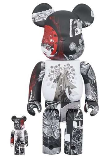 Bearbrick x S'YTE x Junji Ito Uzumaki 100% & 400% Set