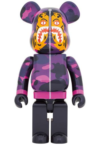 Bearbrick x BAPE Camo Tiger 1000% Purple