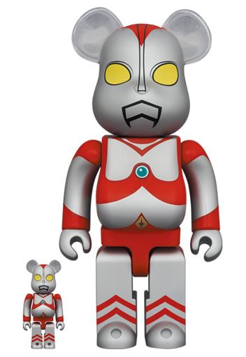 Bearbrick x Ultraman 80 100% & 400% Set