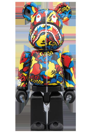 Bearbrick BAPE Camo Shark 100% Multi