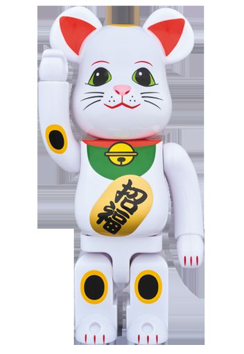 Bearbrick Beckoning Cat Invitation 400% White