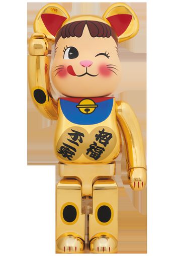 Bearbrick Beckoning Cat Peko-Chan 1000% Gold Plated