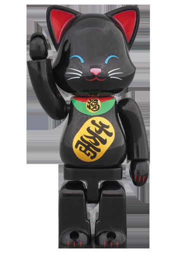 Bearbrick Nyabrick Beckoning Cat 100% Black