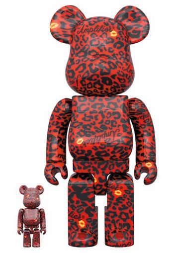 Bearbrick Amplifier Red 100% & 400% Set