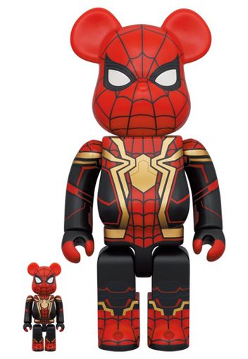 Bearbrick x Marvel Spider-Man (Integrated Suit) 100% & 400% Set