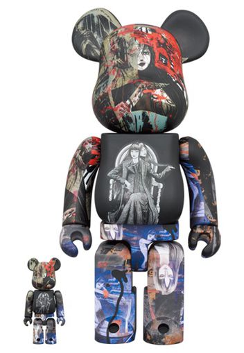 Bearbrick x S'YTE x Junji Ito Tomie 100% & 400% Set