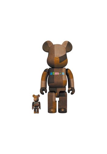 Bearbrick x atmos x Sean Wotherspoon 100% & 400% Set Brown