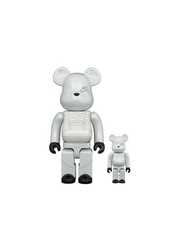 Bearbrick x Nike SB 2020 100% & 400% Set White