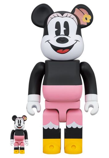 Bearbrick x Disney Box Lunch Minnie 100% & 400% Set