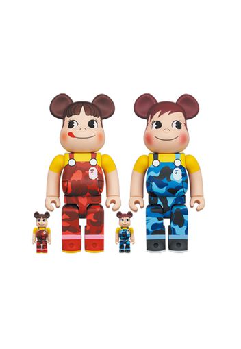 Bearbrick x Bape Peko-chan & Poko-chan 100% & 400% Set of 4