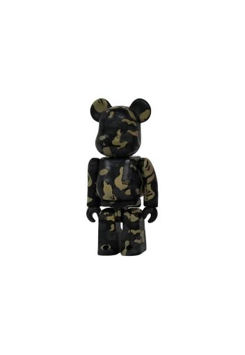 Bearbrick x A Bathing Ape 28th Anniversary Camo #4 100% Black/Olive