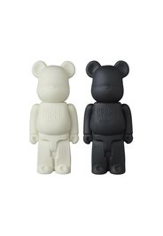 Bearbrick x Fragment Squeeze 200% Set of 2 Off White/Black