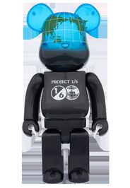 Bearbrick Earth Cosmic 400% Black