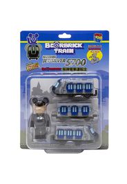 Bearbrick Hanshin Jet-Silver 5700 Special Edition Train And Hanshin Train Driver Train Figure Set