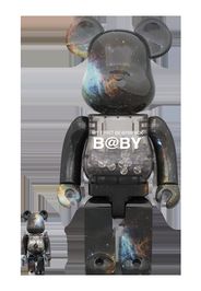 Bearbrick My First Bearbrick Baby Space Version 100% & 400% Black