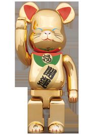 Bearbrick Beckoning Cat Gilded 400% Gold